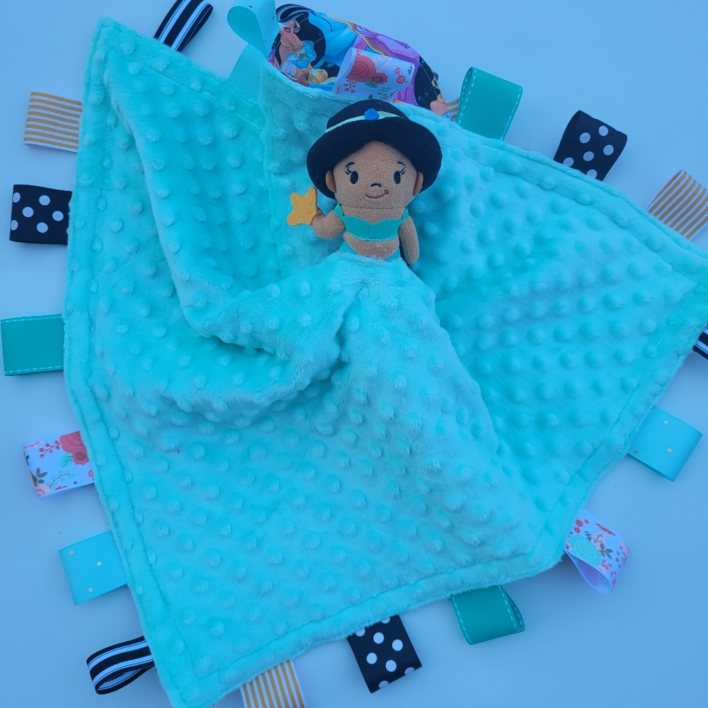 Lovey ultimate Princess Jasmine Plush Security Blanket for kids.